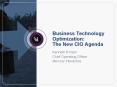 Business Technology Optimization: The New CIO Agenda PowerPoint PPT Presentation