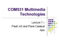 COM531 Multimedia Technologies PowerPoint PPT Presentation