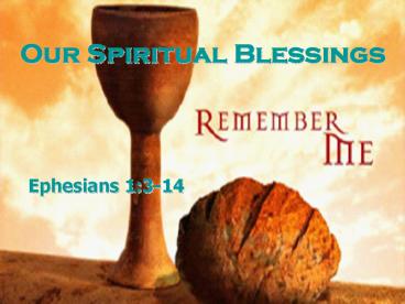 Our Spiritual Blessings