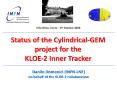 Status of the Cylindrical-GEM project for the PowerPoint PPT Presentation