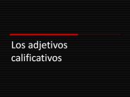Los adjetivos calificativos