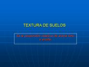 TEXTURA DE SUELOS