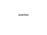 acentos