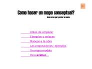 Como hacer un mapa conceptual?