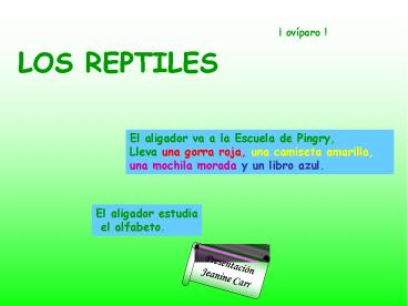 Los reptiles