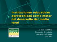 Instituciones educativas agrot
