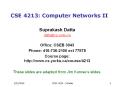 CSE 4213: Computer Networks II PowerPoint PPT Presentation