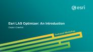 Esri LAS Optimizer: An Introduction