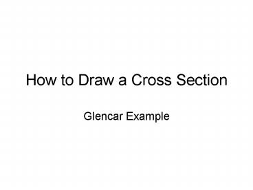 How to Draw a Cross Section