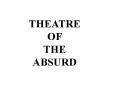 THEATRE PowerPoint PPT Presentation