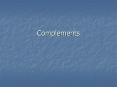 Complements PowerPoint PPT Presentation