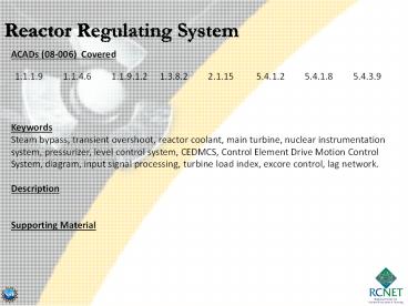 ACADs (08-006) Covered