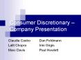 Consumer Discretionary  PowerPoint PPT Presentation