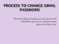 Process to change Gmail Password PowerPoint PPT Presentation