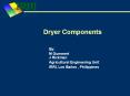 Dryer Components PowerPoint PPT Presentation