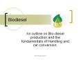 Biodiesel PowerPoint PPT Presentation