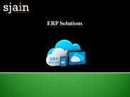 ERP solutions