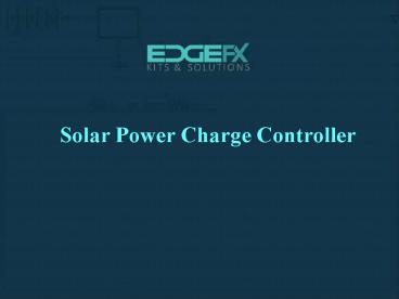 Solar Power Charge Controller (1)