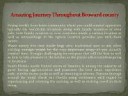 Amazing Journey Throughout Broward county