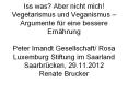 Iss was? Aber nicht mich! Vegetarismus und Veganismus  PowerPoint PPT Presentation