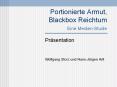 Portionierte Armut, Blackbox Reichtum Eine Medien-Studie PowerPoint PPT Presentation