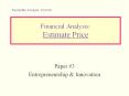 Financial%20Analysis:%20Estimate%20Price PowerPoint PPT Presentation