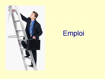 Emploi