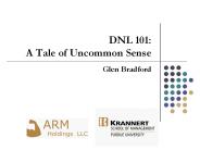 DNL%20101:%20A%20Tale%20of%20Uncommon%20Sense