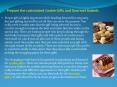 Prepare the customized Cookie Gifts and Gourmet Baskets PowerPoint PPT Presentation