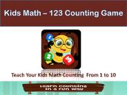Kids Math Game - 123 Counting