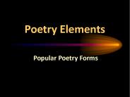 Poetry Elements