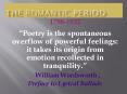 The Romantic Period PowerPoint PPT Presentation