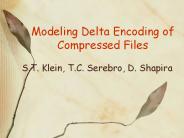 Modeling Delta Encoding of Compressed Files
