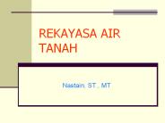 REKAYASA AIR TANAH