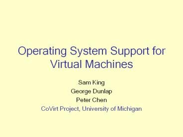 presentation player overlay