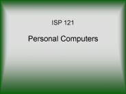 ISP 121 Personal Computers