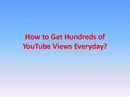 Get Youtube views fast (secret method)