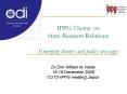 IPPG Cluster on State-Business Relations  Emerging themes and policy messages PowerPoint PPT Presentation