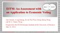 EITM: An Assessment with an Application to Economic Voting PowerPoint PPT Presentation
