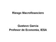 Riesgo Macrofinanciero