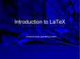 Introduction to LaTeX PowerPoint PPT Presentation