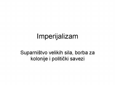 Imperijalizam