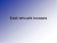Eesti rahvuslik koosseis