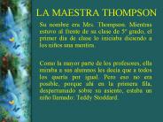 LA MAESTRA THOMPSON
