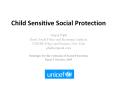 Child Sensitive Social Protection PowerPoint PPT Presentation