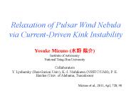 Relaxation of Pulsar Wind Nebula via Current-Driven Kink Instability