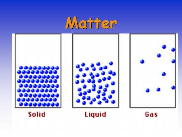 Matter