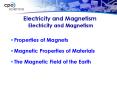 Electricity and Magnetism PowerPoint PPT Presentation