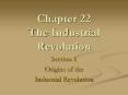 Chapter 22 The Industrial Revolution PowerPoint PPT Presentation