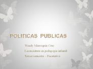 POLÍTICAS PUBLICAS